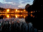 nocne zdjecie stawu