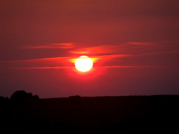 Wakacyjny zachód słońca