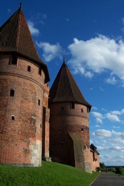 zachodnia część zamku w Malborku