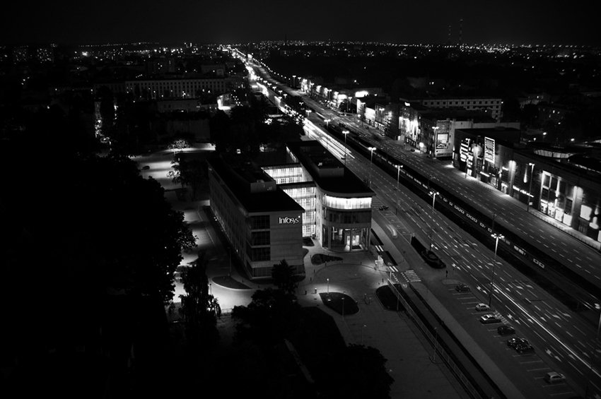 moje miasto nocą...