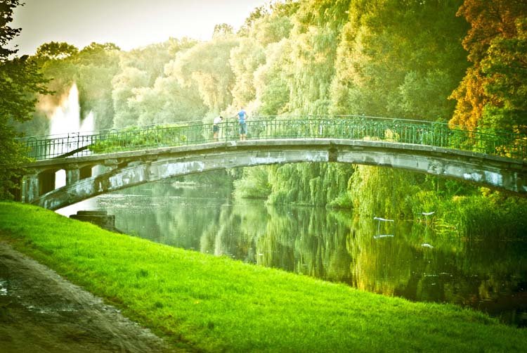 Park Kasprowicza, mostek nad Rusałką