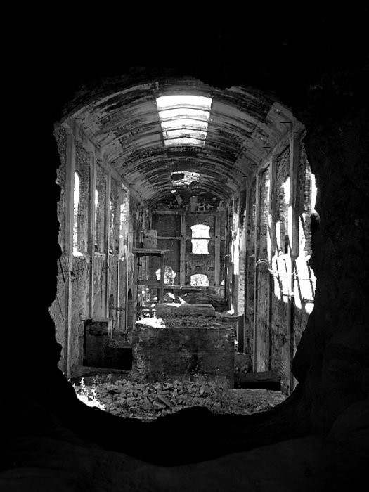 view from the hole...