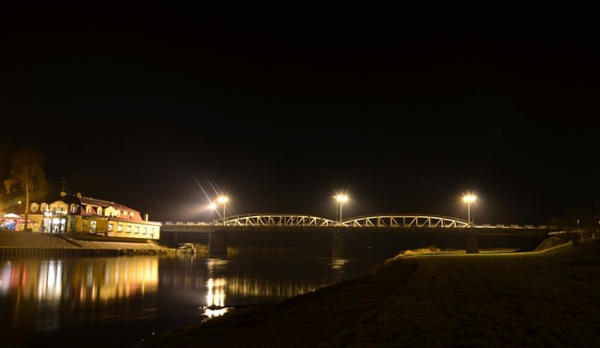 Most nad Wartą w Skwierzynie