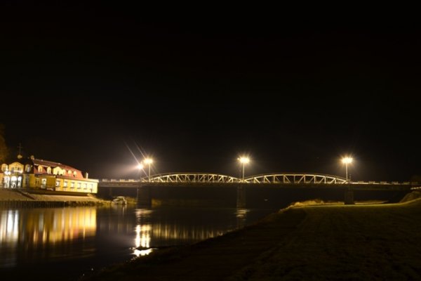 Most nad Wartą w Skwierzynie