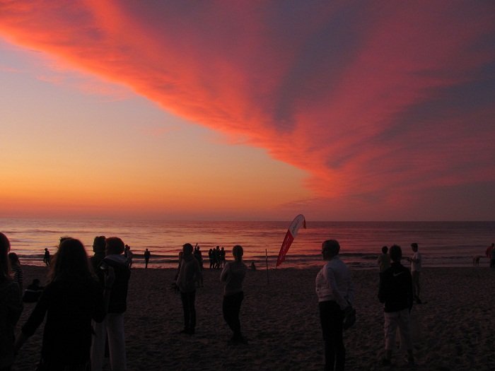 zachód słońca Rewal