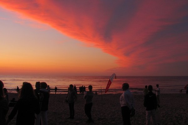 zachód słońca Rewal