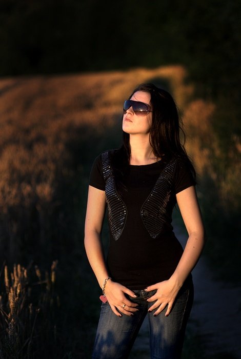 Zlociscie w promieniach slonca