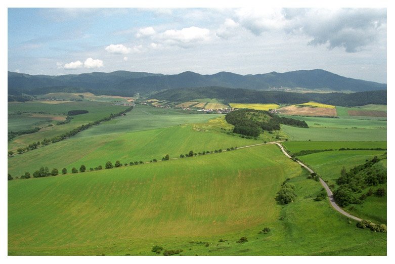 Spisky Hrad - okolice cz.3 "Widok z krolewskiej komnaty"