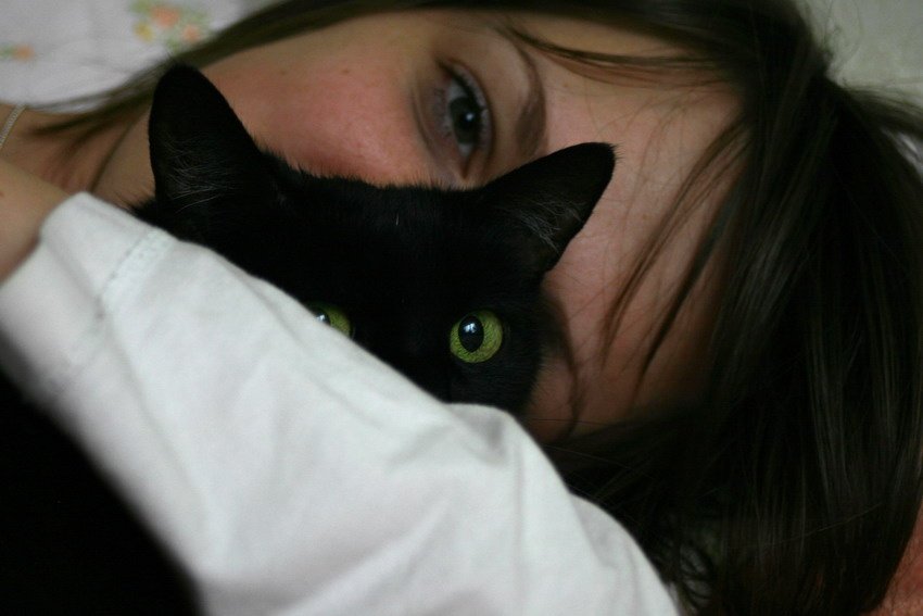 Właścicielka i jej kot 02