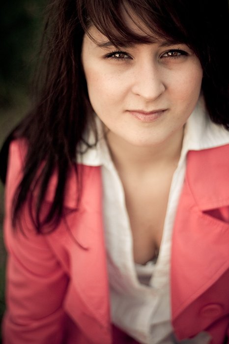 Wiosenny plener przy zachodzie slonca