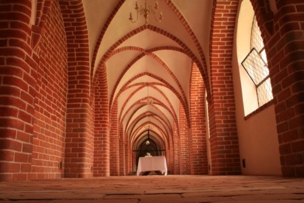 Wnętrze Zamku w Żarnowcu