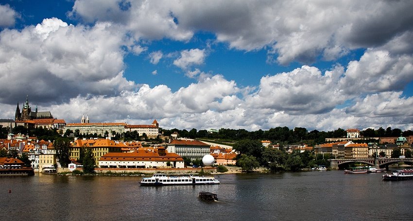 Praga - widok ze starówki